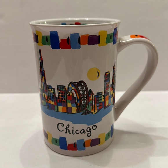 Chicago Skyline Souvenir Ceramic Mug Multi Colored - Picture 1 of 3